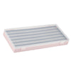 3 Layers Keycaps Storage Box w/Clear Cover with Dividers Organizer Pink