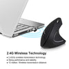 2.4G Vertical Wireless Mouse 6 Buttons Small Mice Reduce Wrist Pain Portable