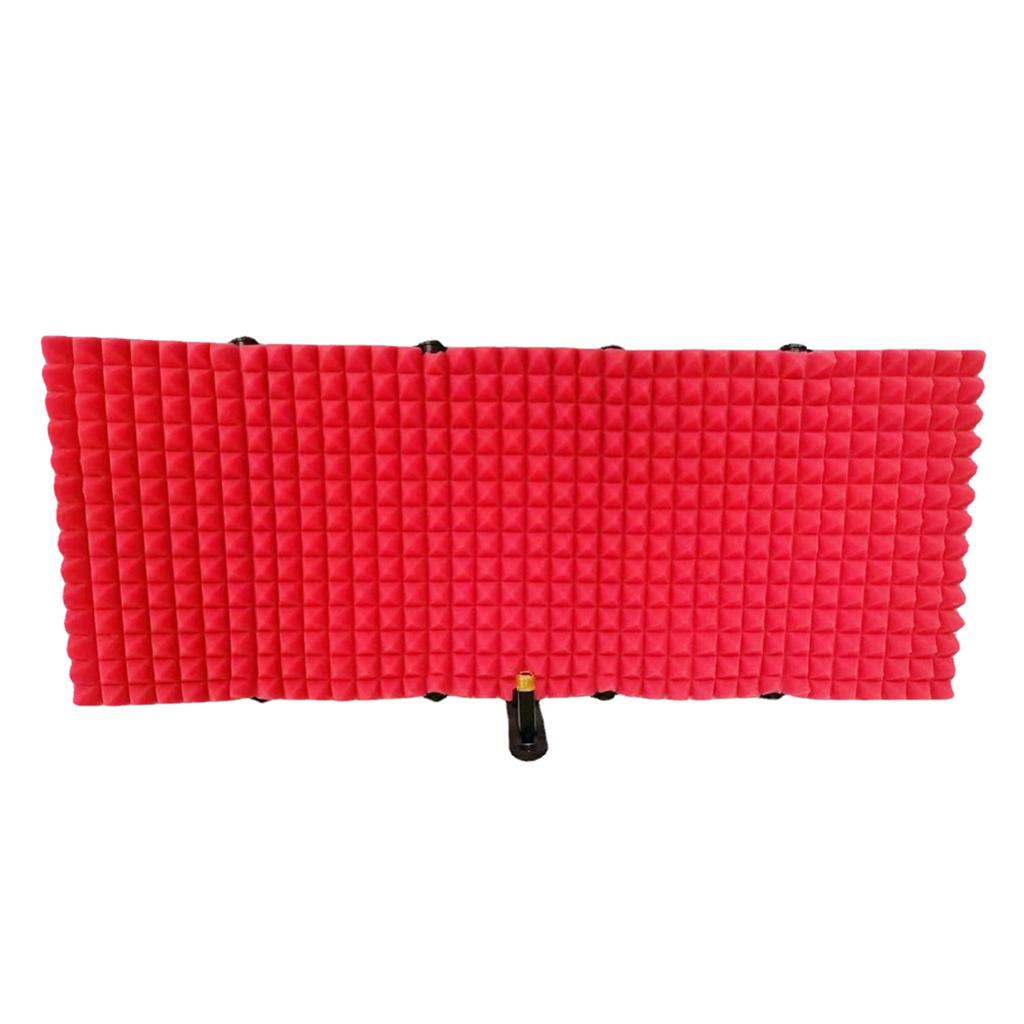 Metal Mic Isolation Shield for Microphone Recording Equipment Five Panels