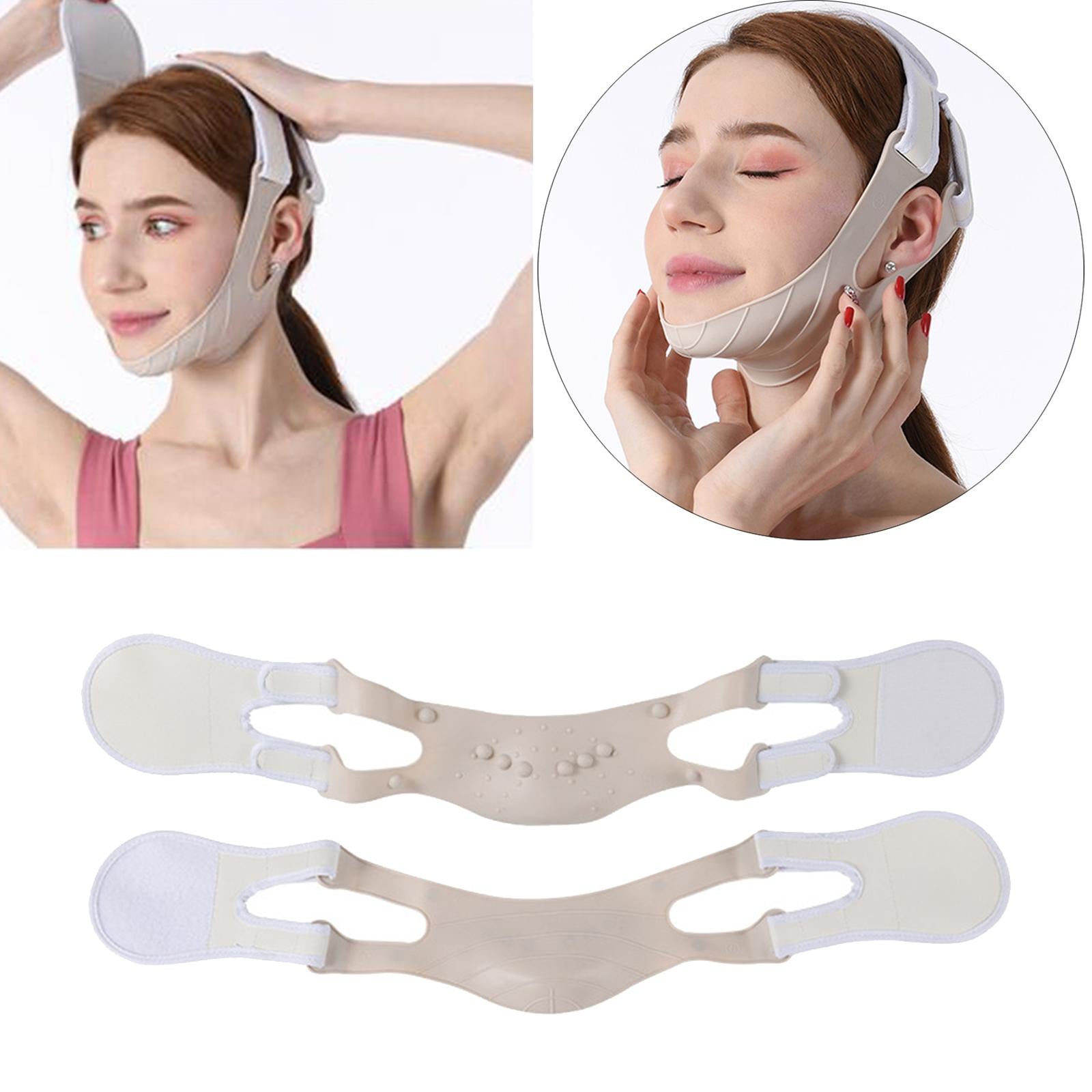 V Line Face Slimming Double Chin Reducer Mask Lifting Belt Silicone