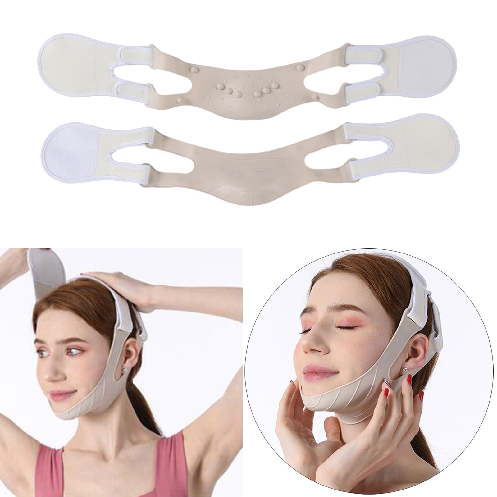 V Line Face Slimming Double Chin Reducer Mask Lifting Belt Silicone