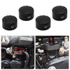 4x Head Bolts Bolts Caps Nut Cover for Triumph Bonneville T120  Black Lines