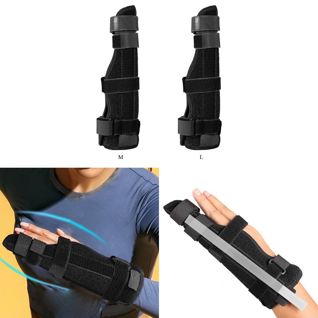 Two Finger Splint Brace Support Breathable Injuries Arthritis Finger M