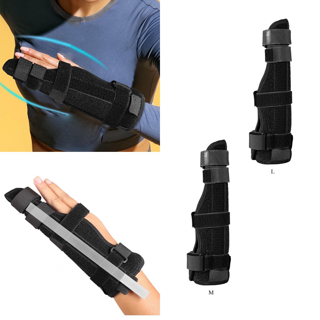 Two Finger Splint Brace Support Breathable Injuries Arthritis Finger M