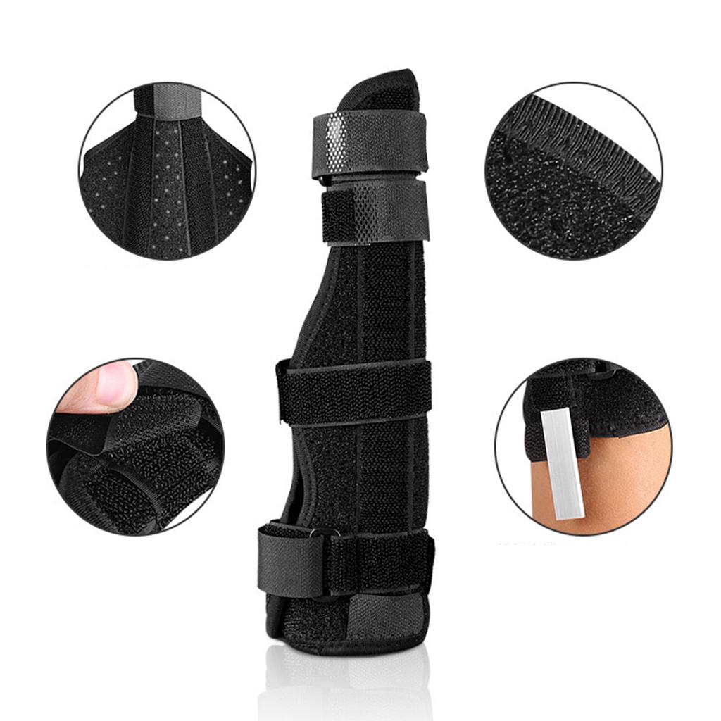 Two Finger Splint Brace Support Breathable Injuries Arthritis Finger M