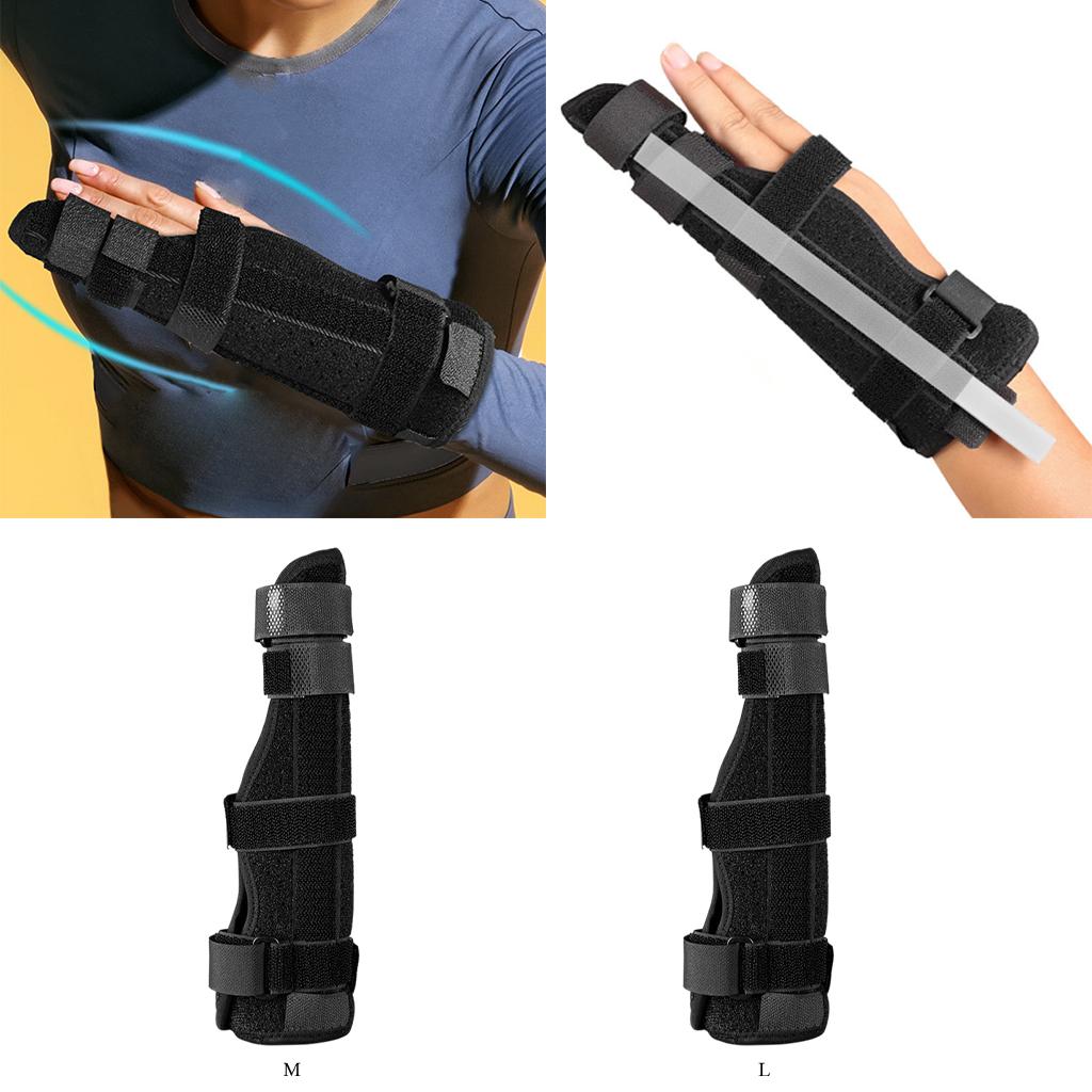 Two Finger Splint Brace Support Breathable Injuries Arthritis Finger M