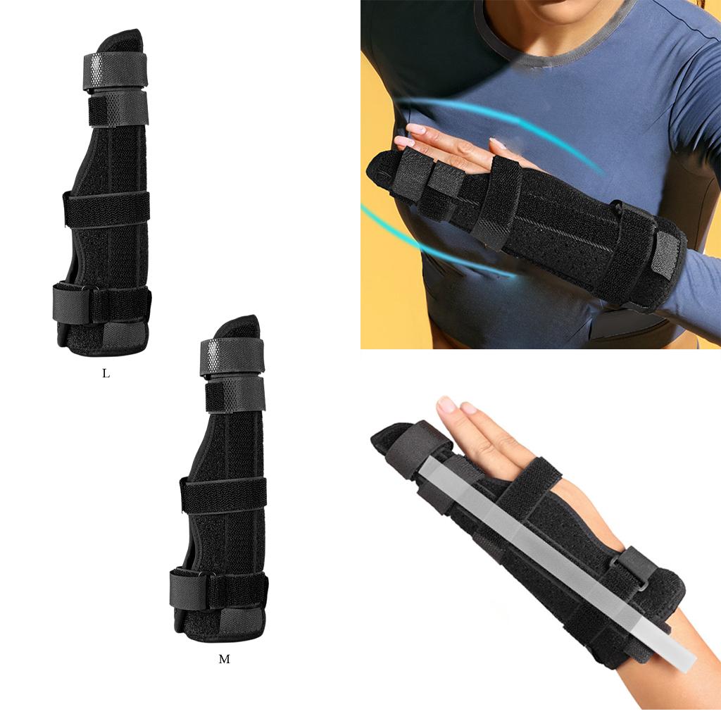 Two Finger Splint Brace Support Breathable Injuries Arthritis Finger M