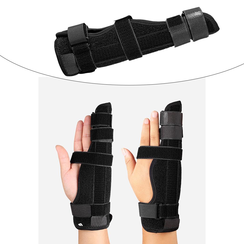 Two Finger Splint Brace Support Breathable Injuries Arthritis Finger M