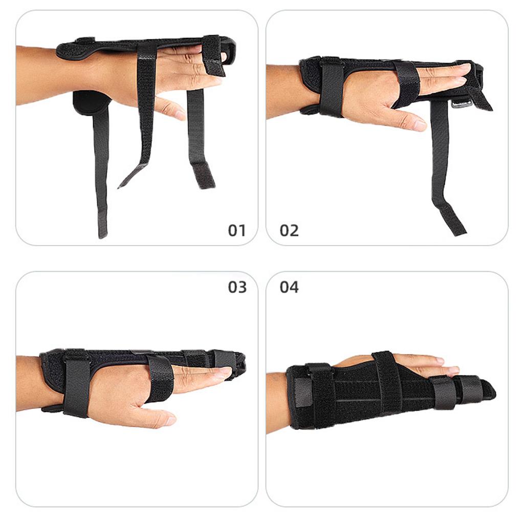 Two Finger Splint Brace Support Breathable Injuries Arthritis Finger L