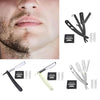 Stainless Steel Barber Straight Edge Razor with 100Piece Blades Black