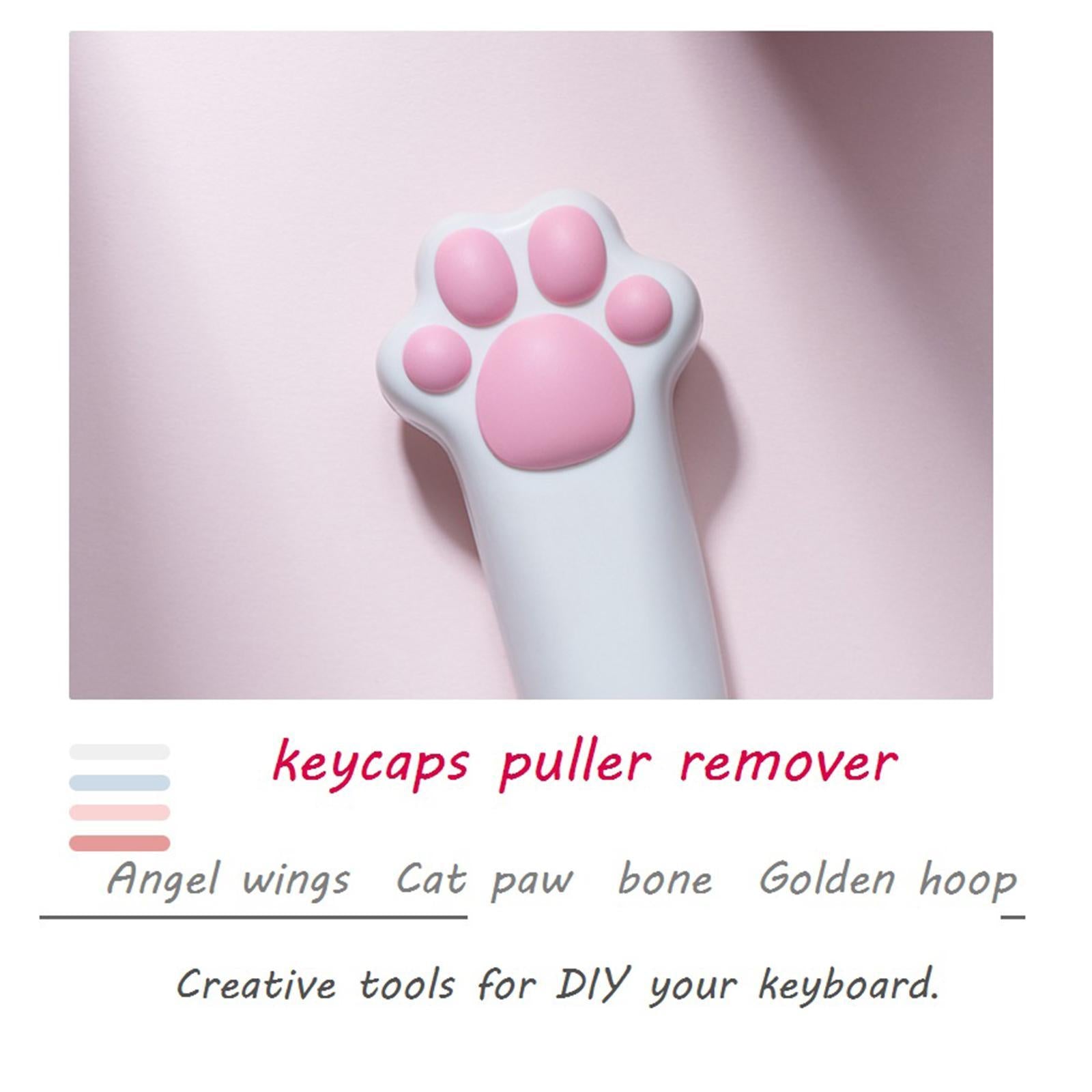 Compact Cute Keycap Puller Remover DIY for Mechanical Keyboards Cat Paw