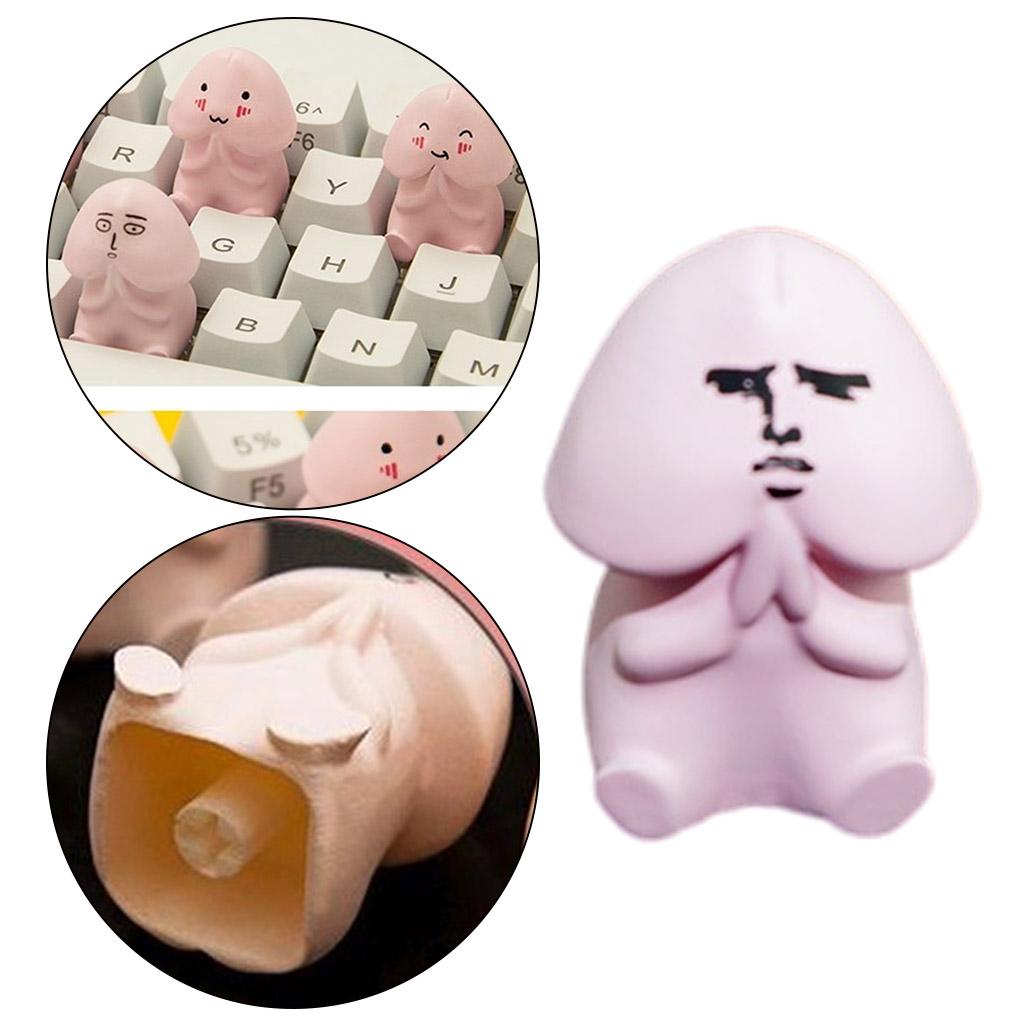 Personality Keycap Accessories Cartoon Single Keycaps Replacement  Handsome