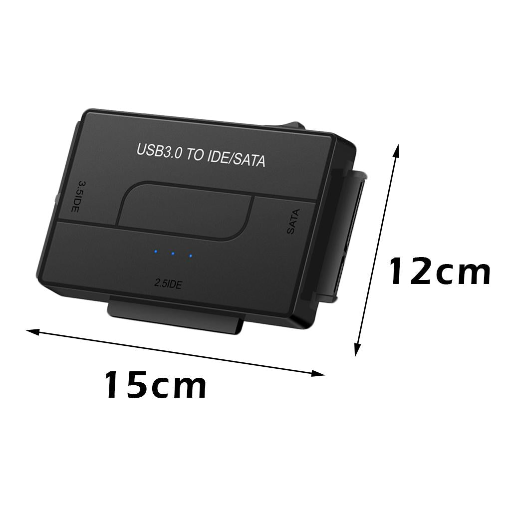 3-In-1 SATA/IDE to USB 3.0 Adapter Set Fits for 2.5"/3.5" Inch IDE and SATA