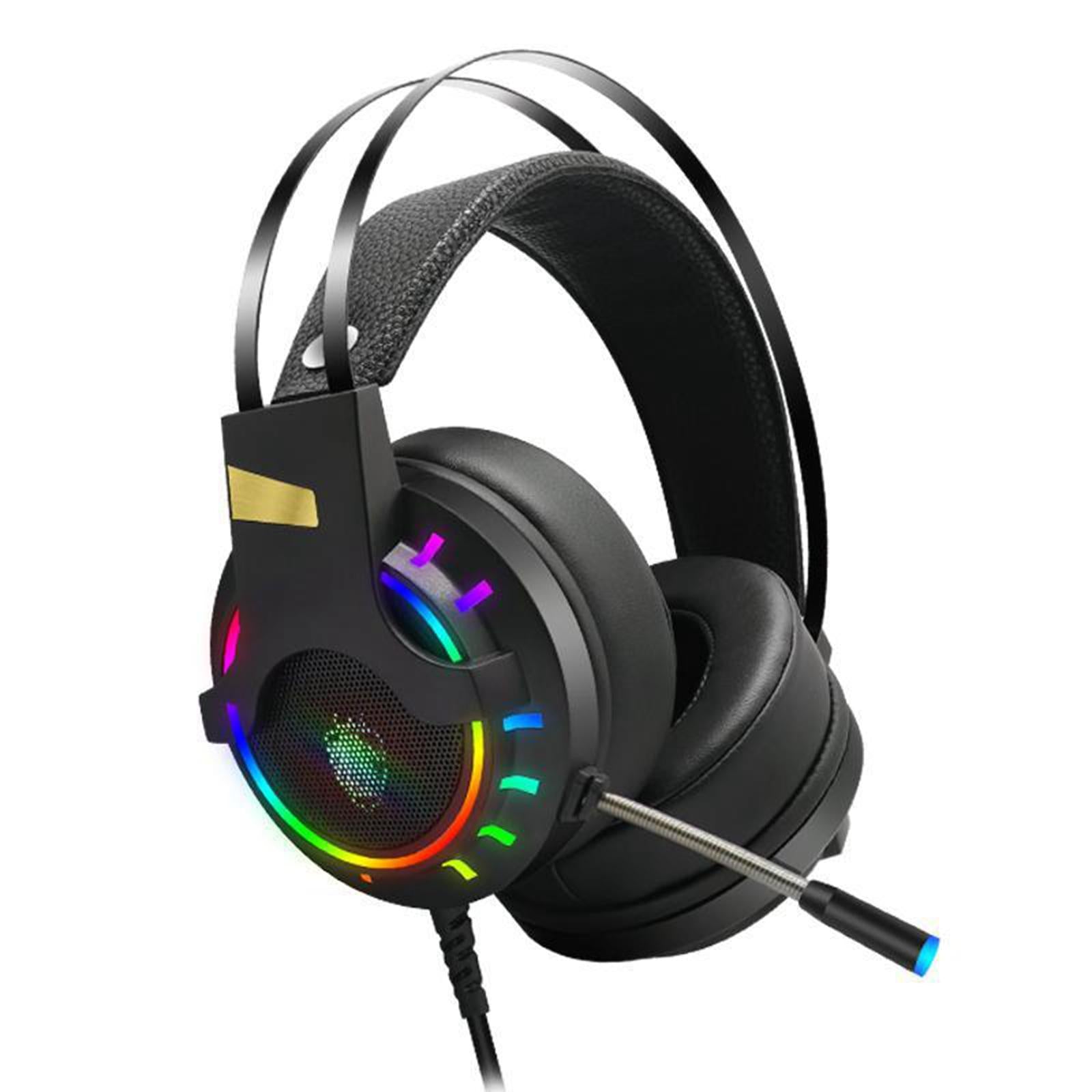 K3 7.1 Channel Gaming Headset Headphone for Music RGB Light Backlit with Mic