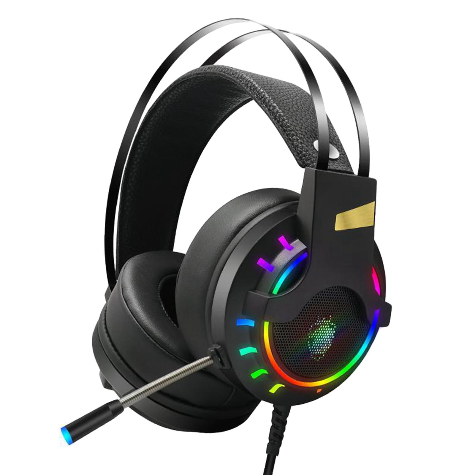 K3 7.1 Channel Gaming Headset Headphone for Music RGB Light Backlit with Mic