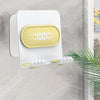 Shower Wall Phone Holder Hands Free Bathroom Kitchen Office Glass Mirrors yellow white back