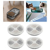 2L Cats and Dogs Feed Water Pet Feeder Dry Food Dispenser 4pcs Filters Only