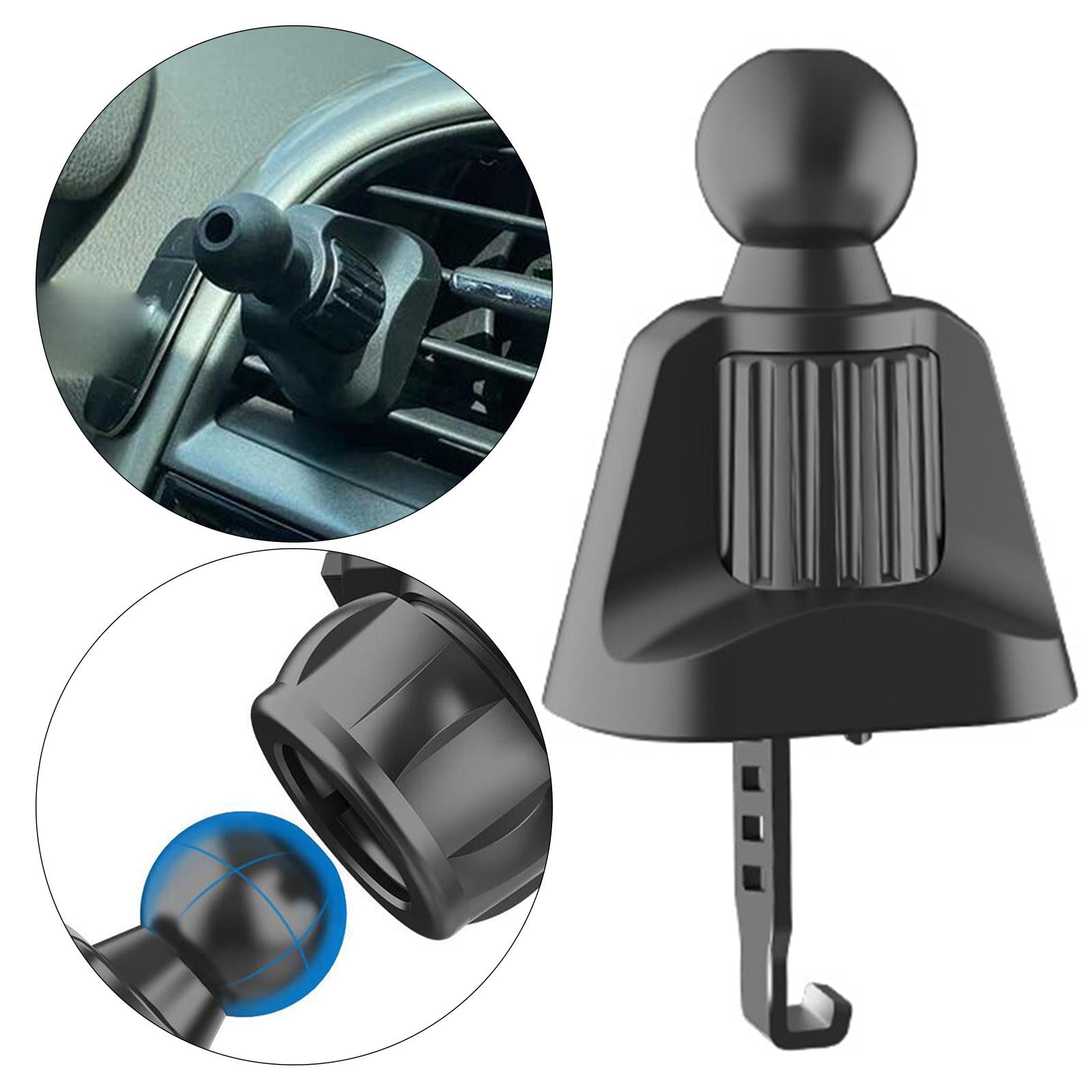 Car Air Vent Clip Joint Ball Adapter Hook Twist-Lock Phone Holder Stand 15mm