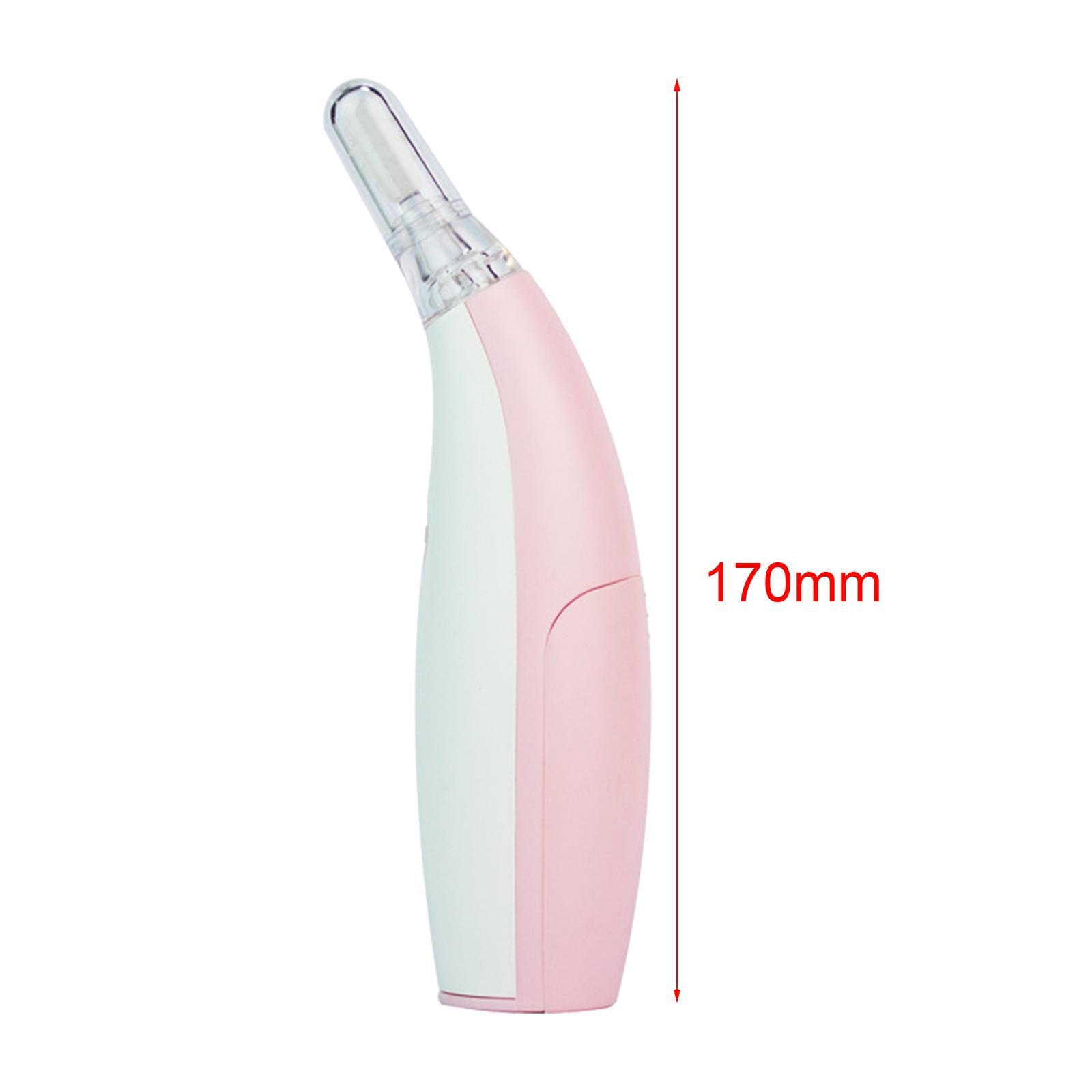 Kid's Electric Ear Wax Remover Earwax Cleaner Set Removal Tool Painless Pink