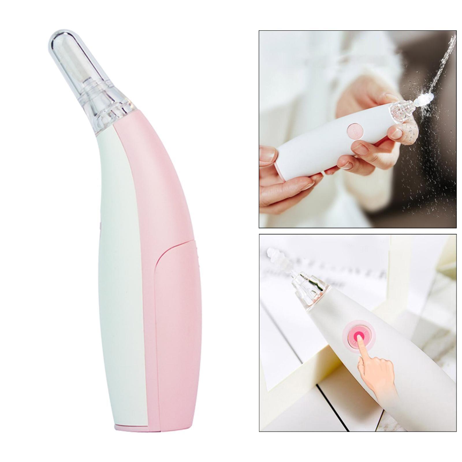 Kid's Electric Ear Wax Remover Earwax Cleaner Set Removal Tool Painless Pink