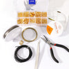 Jewelry Findings Kits DIY Earrings Adults Beading Repair Tools gold