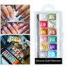 6 Colors Glitter Shimmer Solid Watercolor Painting Palette DIY Nail Art 04