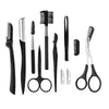 11 Pcs Eyebrow Tweezer Scissor Trimmer Set Eye Brow Grooming Kit Men Women