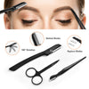 11 Pcs Eyebrow Tweezer Scissor Trimmer Set Eye Brow Grooming Kit Men Women