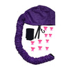 Portable Bonnet Hood Cover Hair Dryer Attachment Retractable Hose Purple