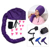 Portable Bonnet Hood Cover Hair Dryer Attachment Retractable Hose Purple