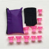 Portable Bonnet Hood Cover Hair Dryer Attachment Retractable Hose Purple