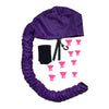 Portable Bonnet Hood Cover Hair Dryer Attachment Retractable Hose Purple