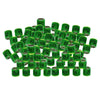 100Pcs 2022 Aluminium Dove Racing Pigeon Foot Rings Bands 8mm Grass Green