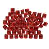 100Pcs 2022 Aluminium Bird Racing Pigeon Foot Rings Bands 8mm Red