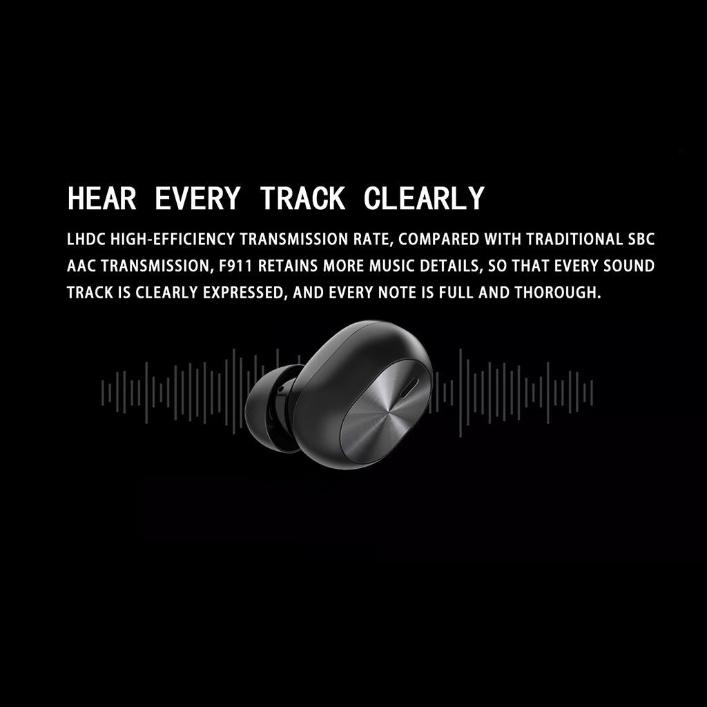 Single Bluetooth 5.0 Earbud Wireless Earphone Headset Headphone with Mic Black