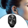 Single Bluetooth 5.0 Earbud Wireless Earphone Headset Headphone with Mic Black