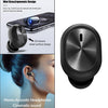 Single Bluetooth 5.0 Earbud Wireless Earphone Headset Headphone with Mic Black