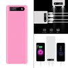 30000mAh 10x18650 Power Bank Dual USB for All USB Devices Pink