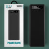 30000mAh 10x18650 Power Bank Dual USB for All USB Devices White