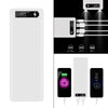 30000mAh 10x18650 Power Bank Dual USB for All USB Devices White