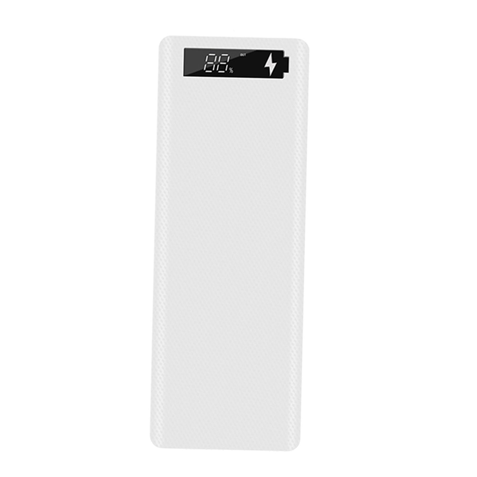 30000mAh 10x18650 Power Bank Dual USB for All USB Devices White