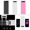 30000mAh 10x18650 Power Bank Dual USB for All USB Devices Black Quick Charge