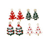 50Pcs Enamel Christmas Charms Pendant Gifts for DIY Anklet Jewelry Making