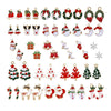 50Pcs Enamel Christmas Charms Pendant Gifts for DIY Anklet Jewelry Making