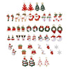 50Pcs Enamel Christmas Charms Pendant Gifts for DIY Anklet Jewelry Making