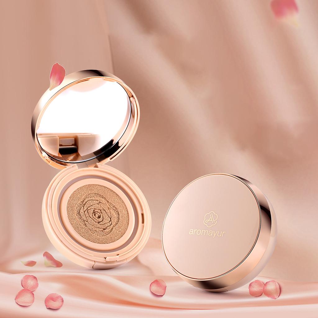 Air Cushion BB Cream Foundation Makeup Matte Concealer Brightening Round White