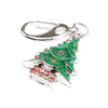 USB 2.0 Flash Drive U Disk Crystal Christmas Green Tree with Keychain 256M