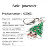 USB 2.0 Flash Drive U Disk Crystal Christmas Green Tree with Keychain 256M