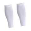 1 Pair Sports Calf Support Compression Sleeves Legs Protector Brace M White