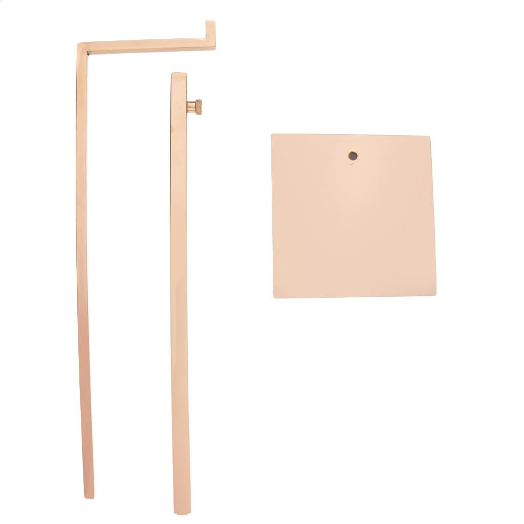 Stainless Steel Adjustable Metal Handbag Bag Display Stand Holder Rack Rose Gold